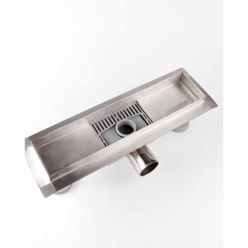 Желоб Dikalan водоотводящий с перфориванной решеткой из нерж. стали 30 см D61730