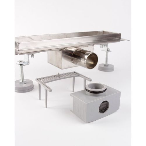 Желоб Dikalan водоотводящий с перфориванной решеткой из нерж. стали 30 см D61730