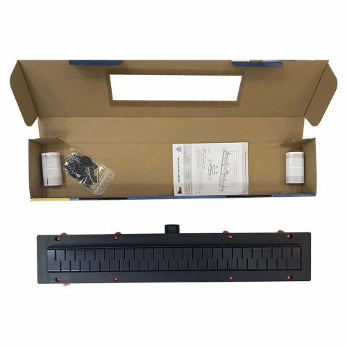 MCH Chudej Водоотводящий желоб ЧЕРНЫЙ матовый 850 мм CH 850 MC