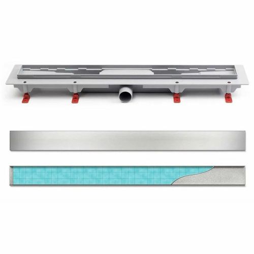 MCH Chudej Водоотводящий желоб 750мм - глянец CH 750 K (ПОД ПЛИТКУ)