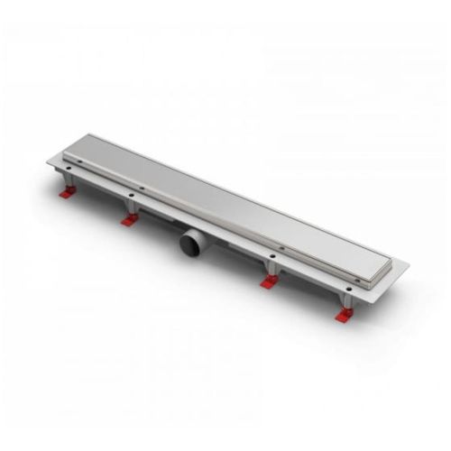 MCH Chudej Водоотводящий желоб с рамкой из нерж. стали 750 мм - глянец CH 750 KN