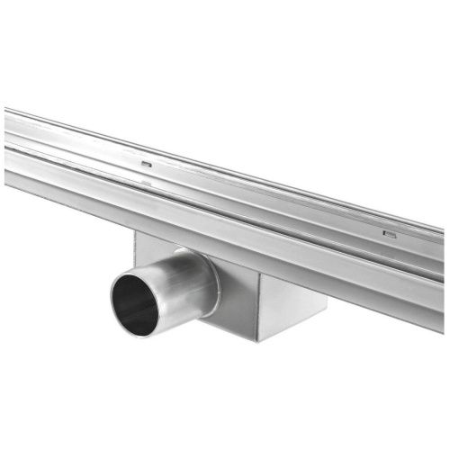 Желоб TIM гориз.выпуск с решеткой под кладку плитки защита от запаха:(сухой +гидрозатвор) 70*500мм BAD455002