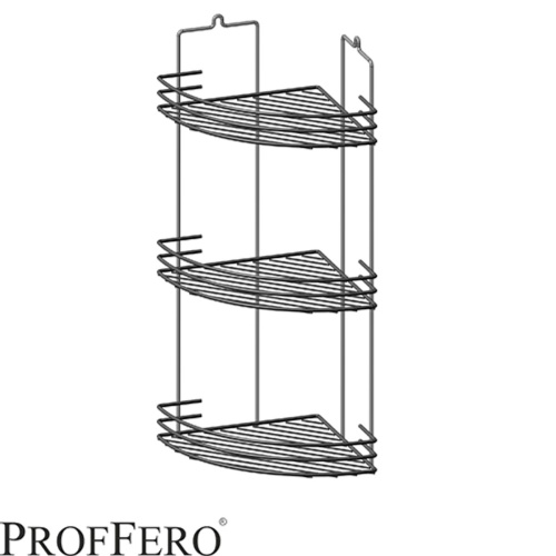 Полка угловая 3-х ярусная овал 