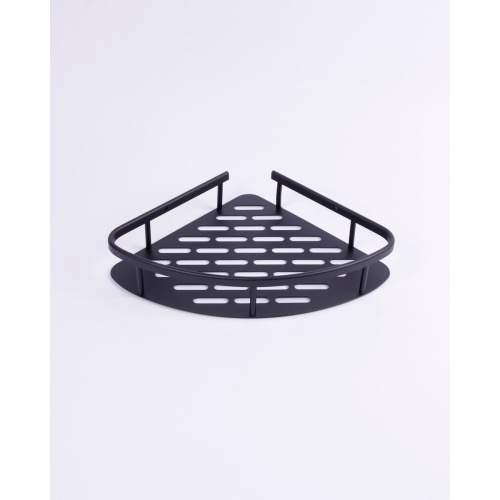 Полка угловая FASHUN для ванны из алюминия Черная A7325-7