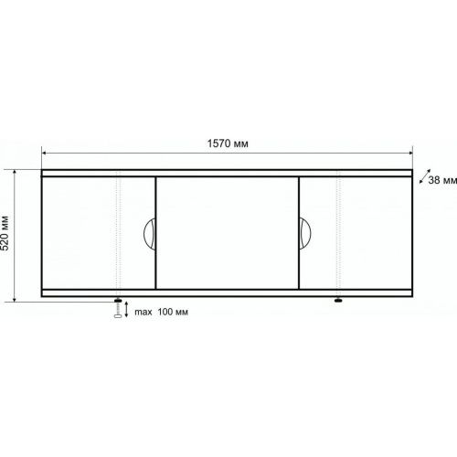 Экран Emmy под ванну 
