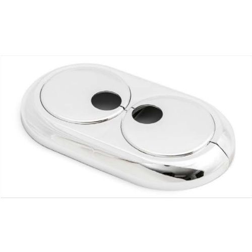 Эксцентричная накладка пластиковая хром ф20 MCH Chudej KCHE020