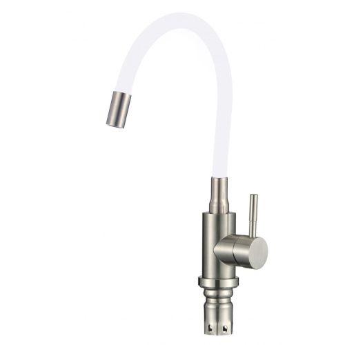 Смеситель для кухни Savol FS26729-02 с гибким изливом белый