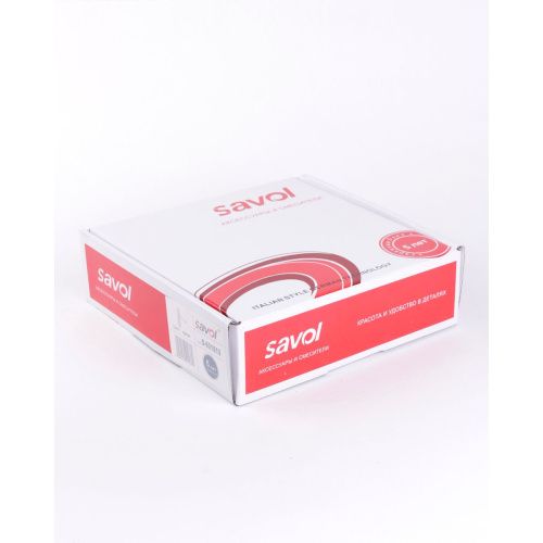 Смеситель для раковины Savol S-601810 с кнопочным включением