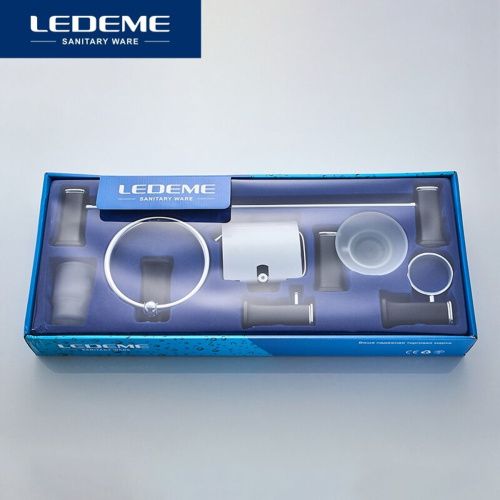 Набор аксессуаров LEDEME черный 6 в1  L30200B-6