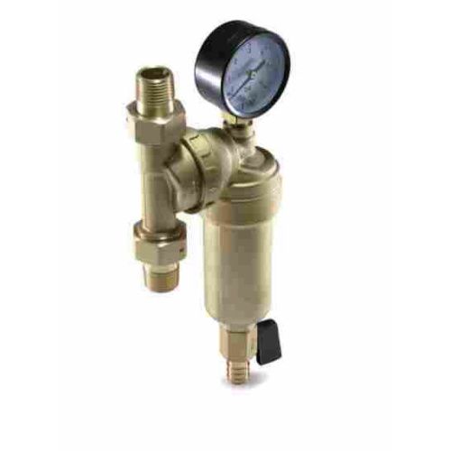 Фильтр самопромывной TIM JH-1001W3 с манометром