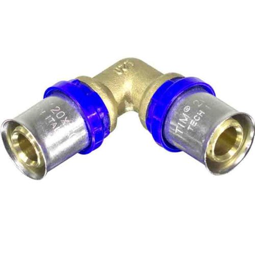 Угольник соединительный ф16х16 пресс/пресс TIM F-L1616N