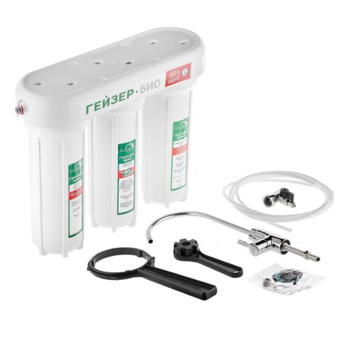 Фильтр Гейзер-Био 321 100% защита от бактерий  (мех+Арагон Ж-Био+CBC-Ag) 11040