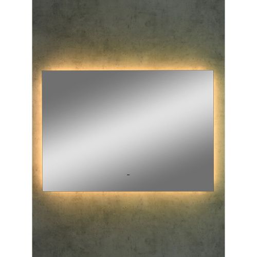 Зеркало Trezhe LED 1000х700 с бесконтактным сенсором, теплая подсветка ЗЛП316