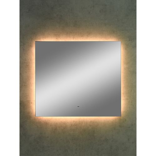 Зеркало Trezhe LED 800х700 с бесконтактным сенсором, теплая подсветка ЗЛП315