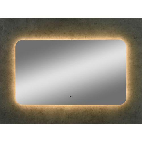 Зеркало Burzhe LED 1200х700 с бесконтактным сенсором, теплая подсветка ЗЛП323