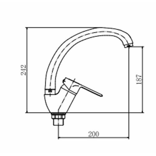 Смеситель для кухни Fashun A4104-2