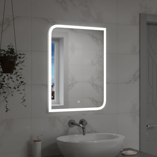 Зеркало Fantasy LED 600x800 с сенсором и подогревом ЗЛП233
