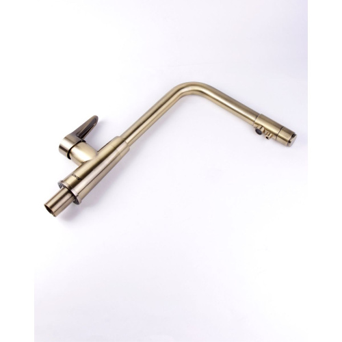 Смеситель для кухни Savol S-L1804C с подключением к фильтру воды бронза