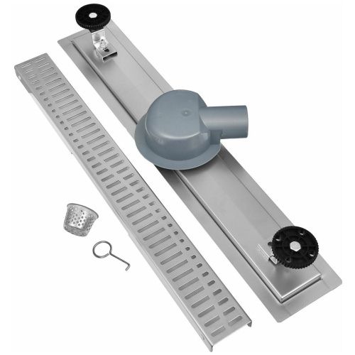 Желоб GERHANS для душа c горизонтальным выходом 800х70 мм K80107-80