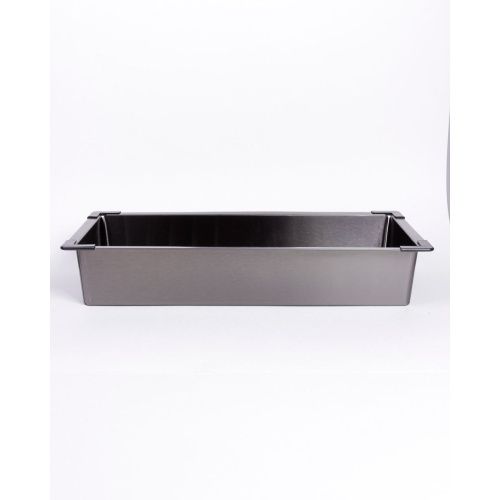 Коландер для кухонной мойки GERHANS К30340B графит из нержавеющей стали, 21*40*7.8 см не раздвижной (подходит для мойки RK36050B, RK37851B-R, RK37851B-L)