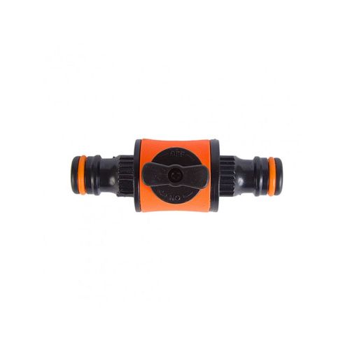 Двусторонний коннектор Aquapulse АР 1021 с запорным краном