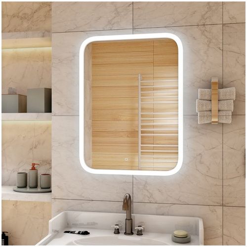 Зеркало Glamour LED 700х900 с сенсором и подогревом ЗЛП536