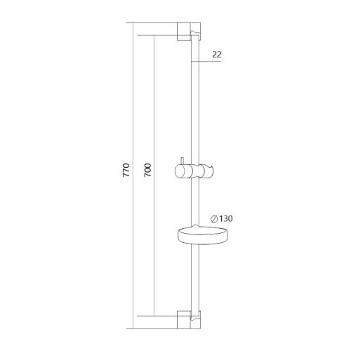 Стойка для душа GROSS AQUA Loft GA298