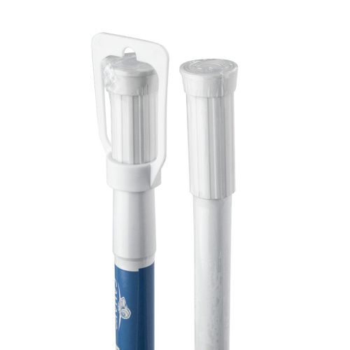 Карниз в ванную комнату Санакс 10021 белый без колец