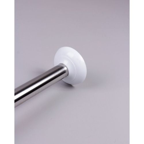 Карниз в ванную угловой Санакс 10019 хром