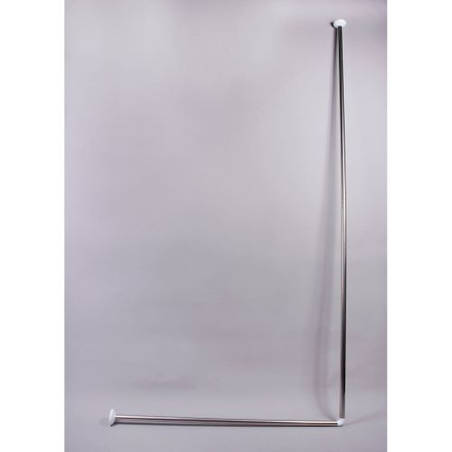 Карниз в ванную угловой Санакс 10019 хром