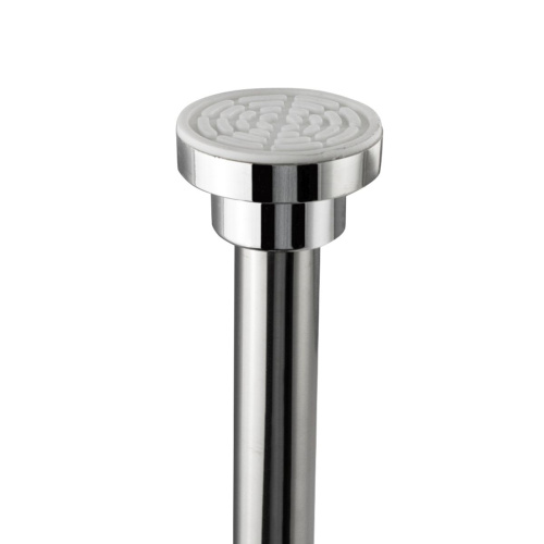 Карниз в ванную комнату Санакс 10023 хром без колец