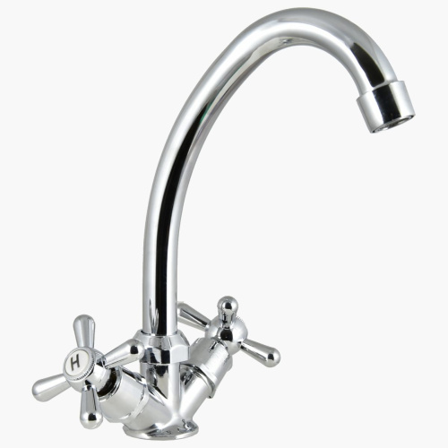 Смеситель для мойки Istok life Lux 0402.436 двухручковый