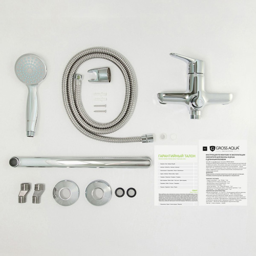 Смеситель для ванны Gross Aqua Space 7515288СW-35L(F) белый