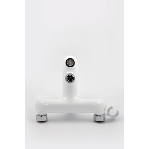 Смеситель для ванны Gross Aqua 2515288СW Space White Chrome белый