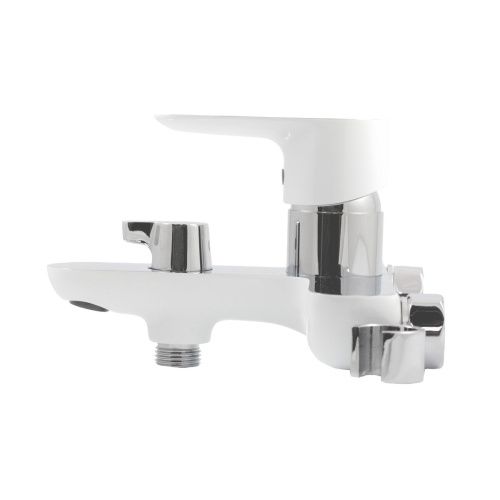 Смеситель для ванны Gross Aqua 2515288СW Space White Chrome белый