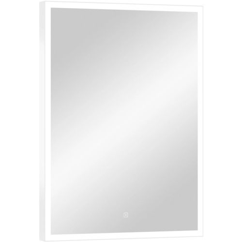 Зеркало Frame LED  White 700х1000 с сенсором алюминиевый профиль ЗЛП437