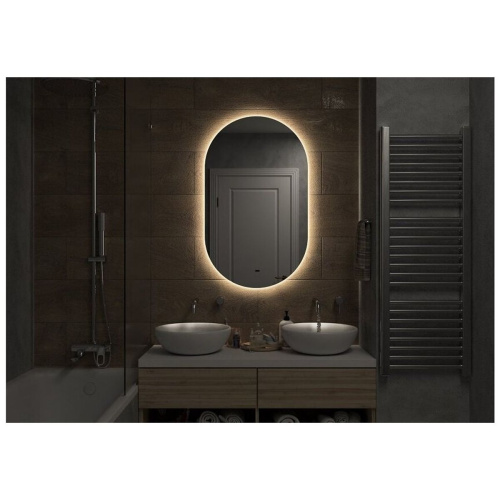 Зеркало Fleur LED 650х1100 ЗЛП1588 с бесконтактным сенсором, нейтральная подсветка