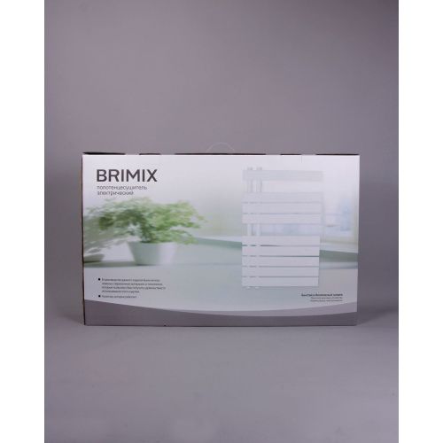 Полотенцесушитель BRIMIX 08150W Белый электрический Лесенка с полкой 800х505х115 мм на 9 перекладин 210 W