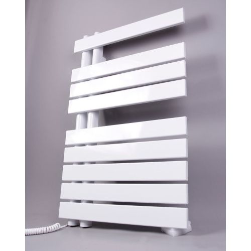 Полотенцесушитель BRIMIX 08150W Белый электрический Лесенка с полкой 800х505х115 мм на 9 перекладин 210 W