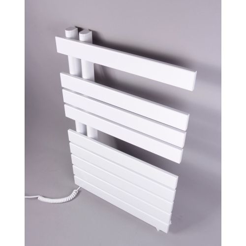 Полотенцесушитель BRIMIX 08150W Белый электрический Лесенка с полкой 800х505х115 мм на 9 перекладин 210 W