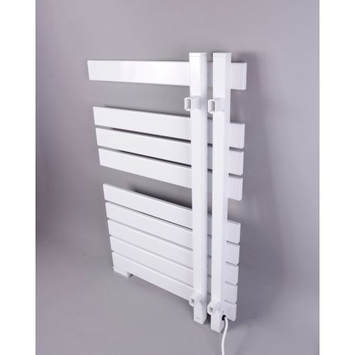 Полотенцесушитель BRIMIX 08150W Белый электрический Лесенка с полкой 800х505х115 мм на 9 перекладин 210 W