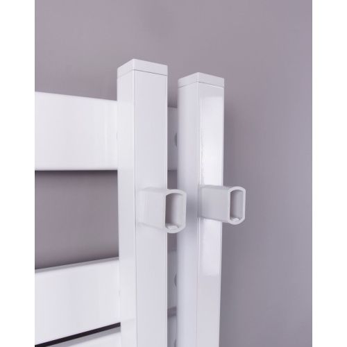 Полотенцесушитель BRIMIX 08150W Белый электрический Лесенка с полкой 800х505х115 мм на 9 перекладин 210 W