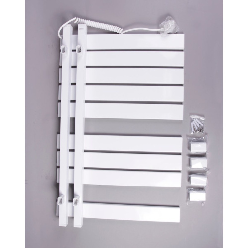 Полотенцесушитель BRIMIX 08150W Белый электрический Лесенка с полкой 800х505х115 мм на 9 перекладин 210 W