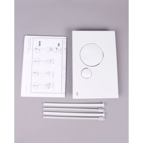 Панель механическая двойная Oli Globe 152949 белый пластик