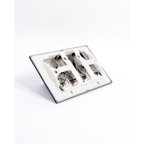 Панель механическая двойная OLI Slim Oliveira 886040/659056