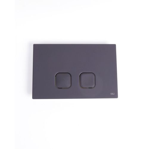 Панель механическая двойная Oli Plain Oliveira 070829 черная soft touch