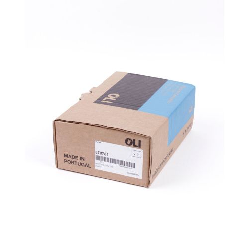 Панель пневматическая двойная Oli Blink Oliveira 878781 белое золото антивандальная