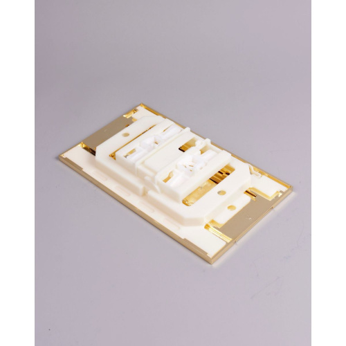 Панель механическая двойная OLI SLIM 154962 золото