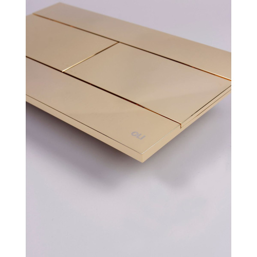 Панель механическая двойная OLI SLIM 154962 золото