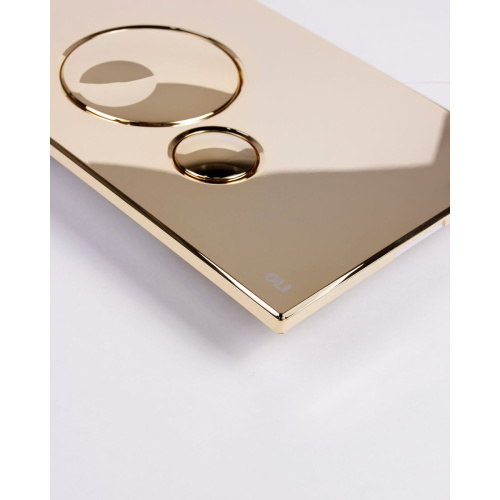 Панель механическая двойная OLI Globe 152954 золото